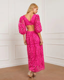 Vivianna Eyelet Maxi Dress