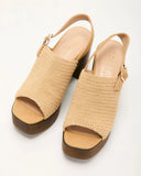 Sunfolk Crochet Platform Heels