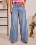 Auralei Rigid Mid Rise Baggy Wide Leg Jeans