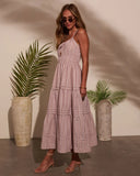Sweet Charms Fit And Flare Maxi Dress