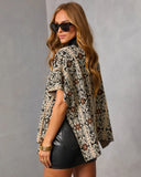 Orianna Paisley Print Turtleneck Sweater