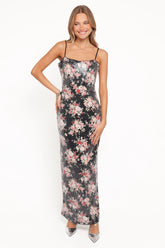 Everlee Maxi Dress Floral Sequin