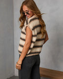 Sepia Breeze Striped Sweater