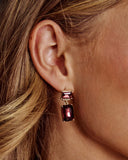 Autumn Glow Gemstone Drop Earrings