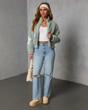 Fresh Form Floral Sherpa Jacket