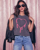 Plenty Of Love Muscle Tee Heart Graphic