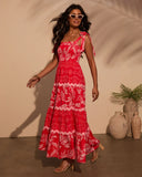 Sarai Tropical Maxi Dress