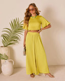 Island Drift Satin Blouse