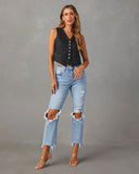 Jolee High Rise Distressed Cropped Jeans