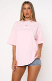 Tropic Time Oversized Tee Pink