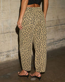 Soft Claw Printed Drawstring Pants
