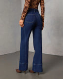 Harloe 90s Vintage Stretch Flare Jeans