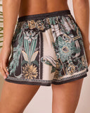 Island Current Abstract Printed Shorts