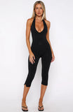 Retrograde Romance Embellished Jumpsuit Black