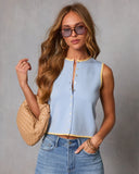 Sornel Contrast Trim Vest
