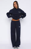 Verano Sixteen Lilia Wide Leg Sweatpants Navy