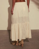 Harmonic High Low Maxi Skirt