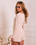 Blair Button Down Vested Romper