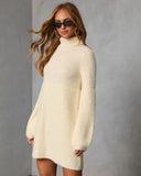 Jesiel Turtleneck Mini Sweater Dress