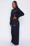 Verano Sixteen Lilia Wide Leg Sweatpants Navy
