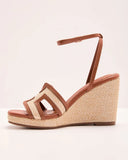 Farlie Vegan Leather Wedge Heels