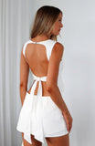 Late Night Calls Top White