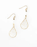 Nylah Dainty Beaded Drop Earrings