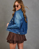 Blue Skies Two Tone Denim Jacket