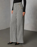 Seeley Houndstooth Straight Leg Pant