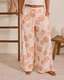 Golden Cove Relaxed Floral Drawstring Pant
