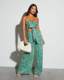 Nadia Printed Straight Leg Pants