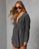 Follow Me Shift Denim Shirt Dress