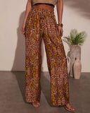 Sun Kissed Paisley Print Pants