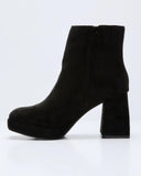 Maxxie Faux Suede Platform Bootie