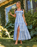 Willow Wisp Tiered Floral Maxi Dress