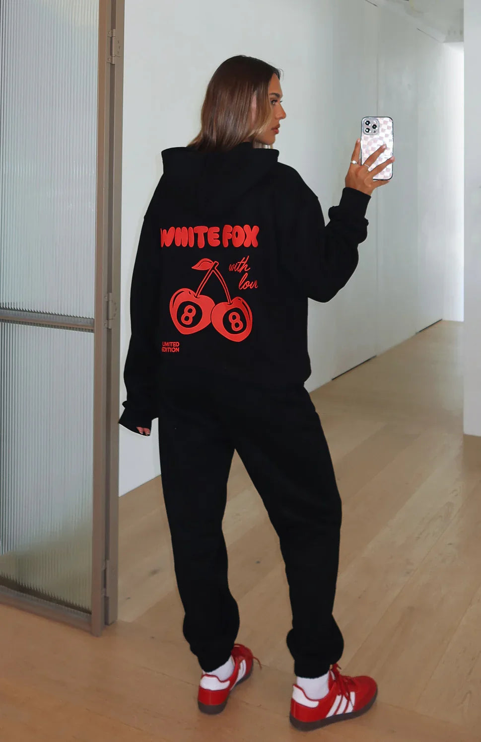 With Love In The Moment Sweatpants Black