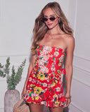 Noemia Waist Tie Romper
