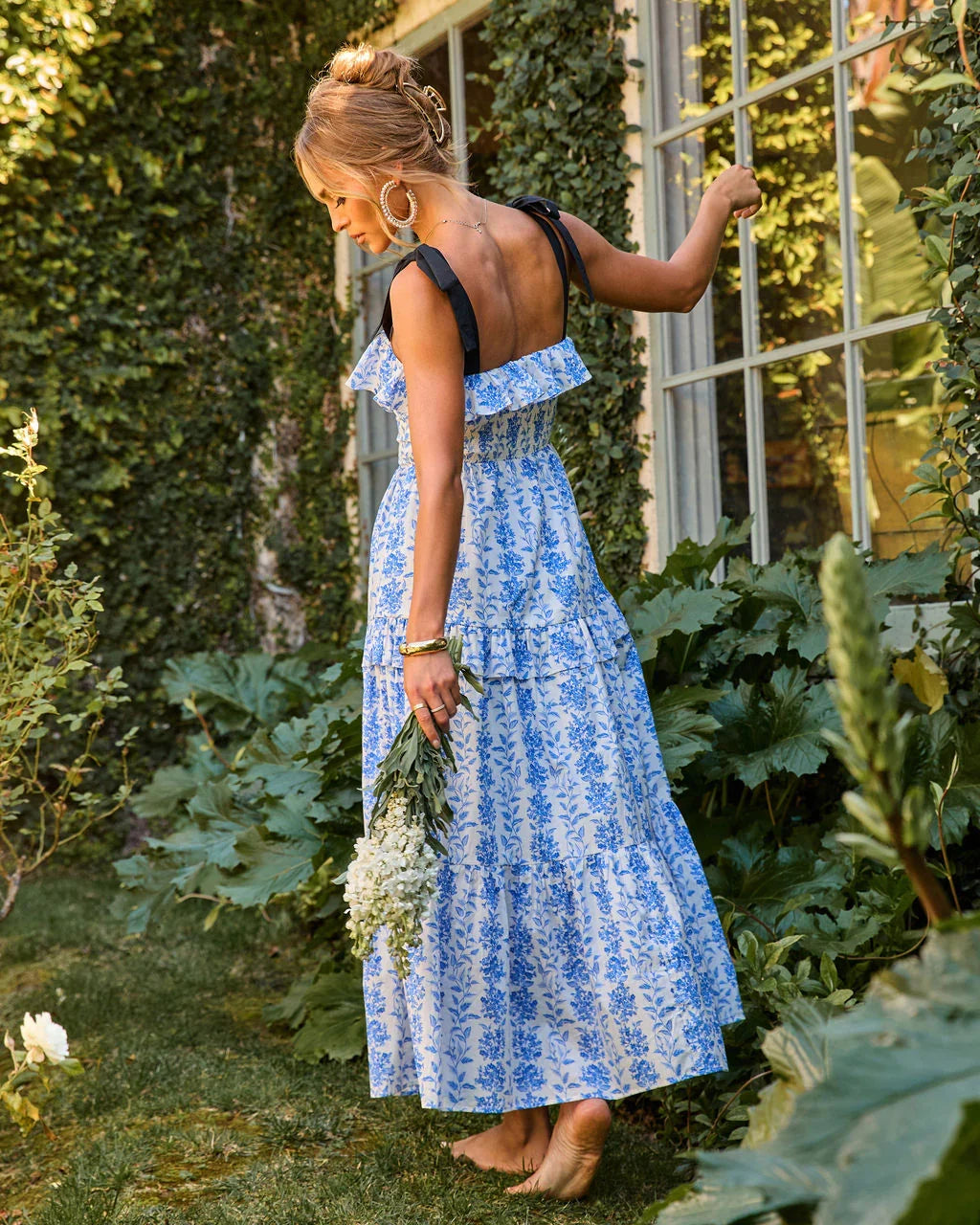 Willow Wisp Tiered Floral Maxi Dress