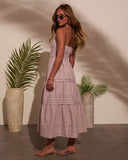 Sweet Charms Fit And Flare Maxi Dress
