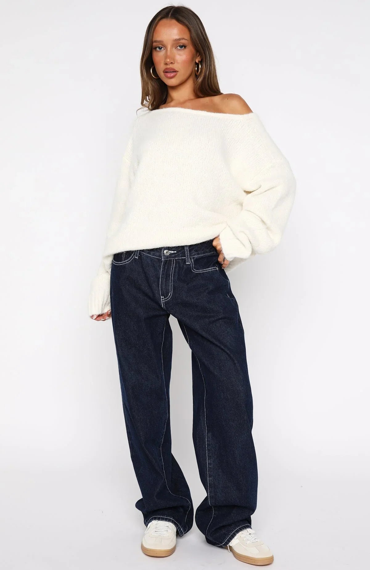 Softer Love Knit Sweater Off White