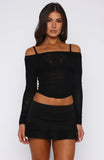 Ignoring Me Mini Skort Black