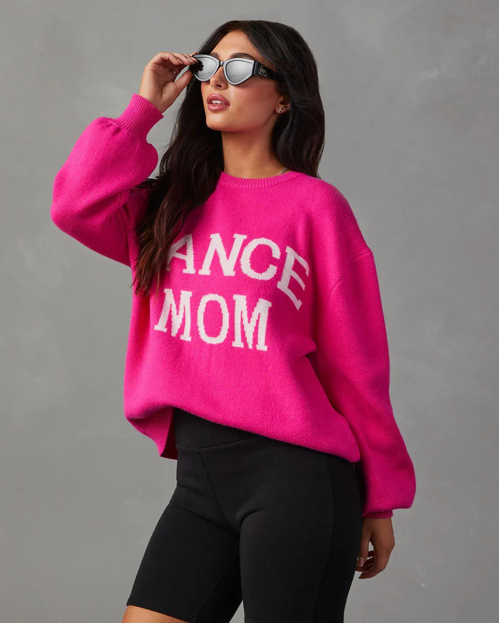 Dance Mom Knit Pullover Sweater