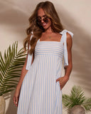 Colene Striped Maxi Dress