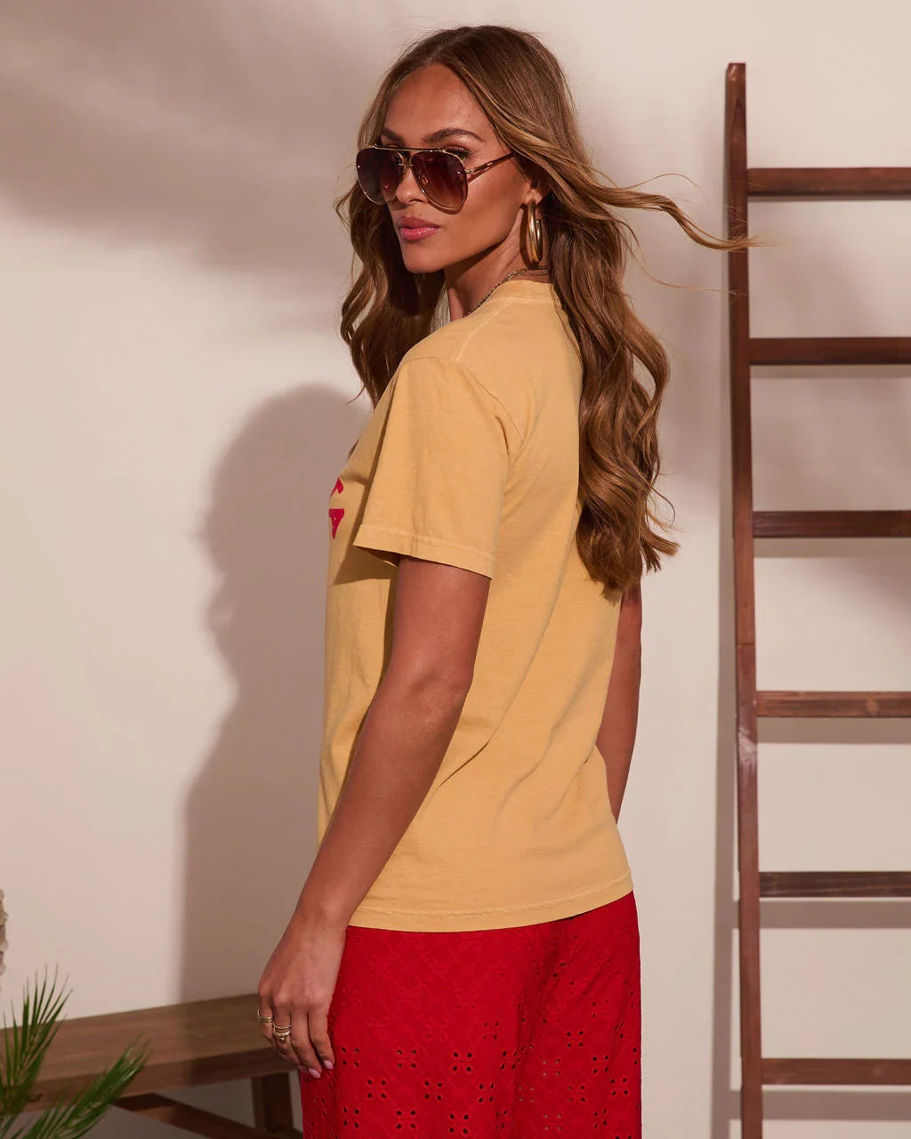 Dolce Vita Cherry Cotton Short Sleeve Graphic Tee