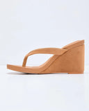 Parvati Faux Suede Wedge Sandals