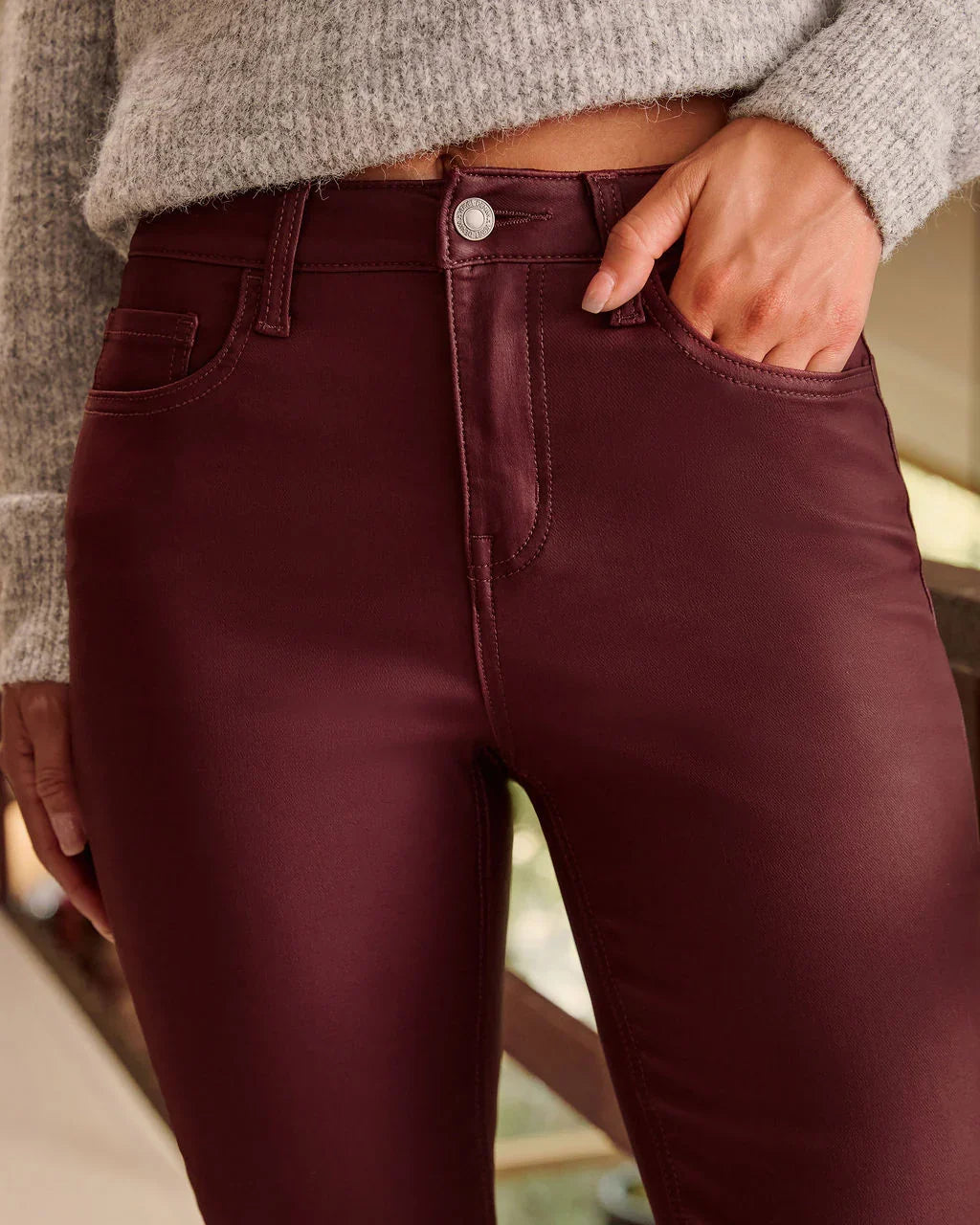 Jameson Super Stretch Coated Denim Jeans