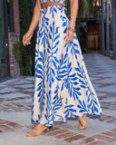 Coastal Reverie Tropical Maxi Skirt