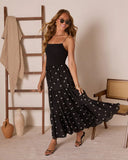 Moonflower Tiered Floral Maxi Dress