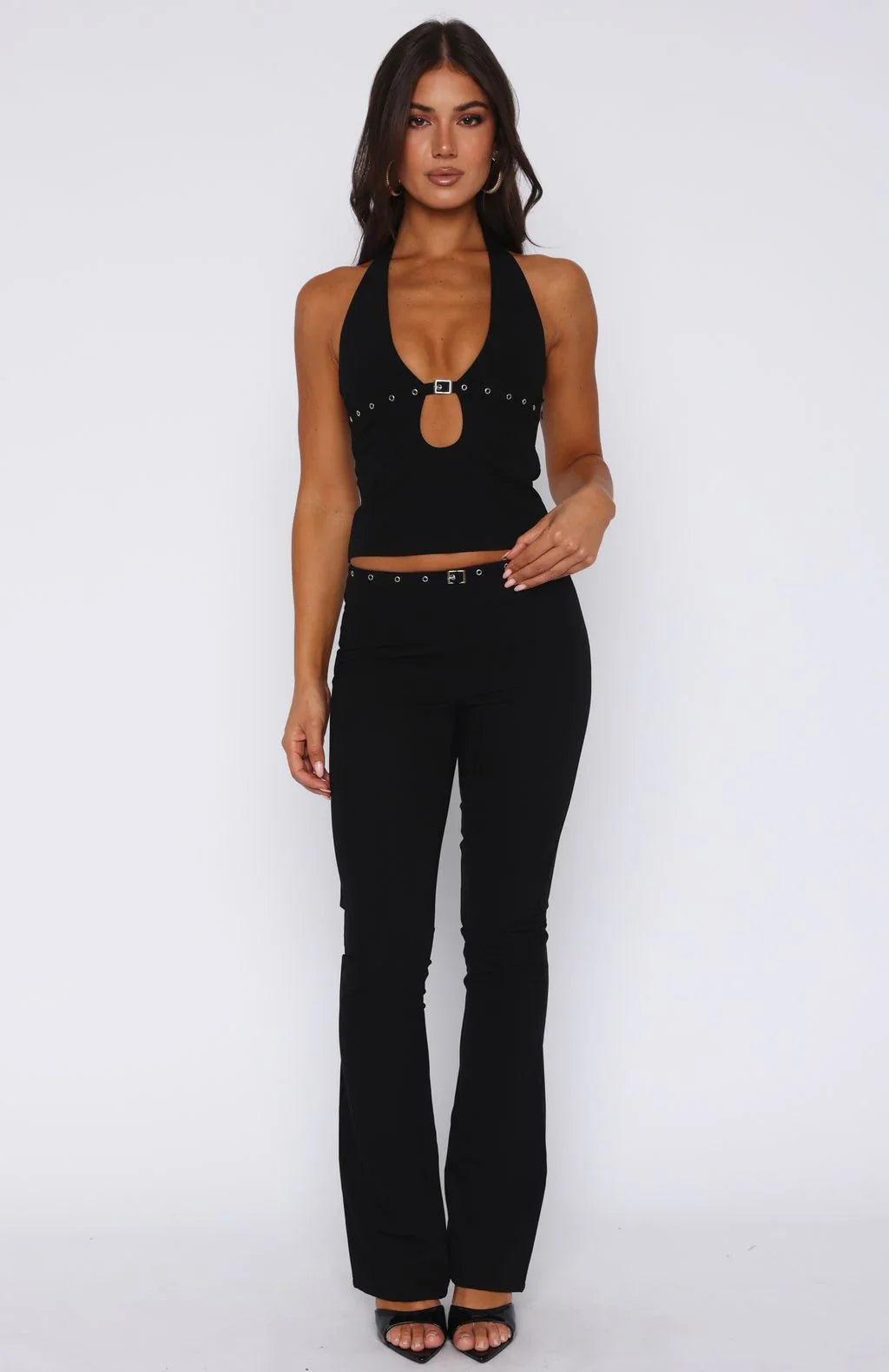 Firestorm Halter Top Black