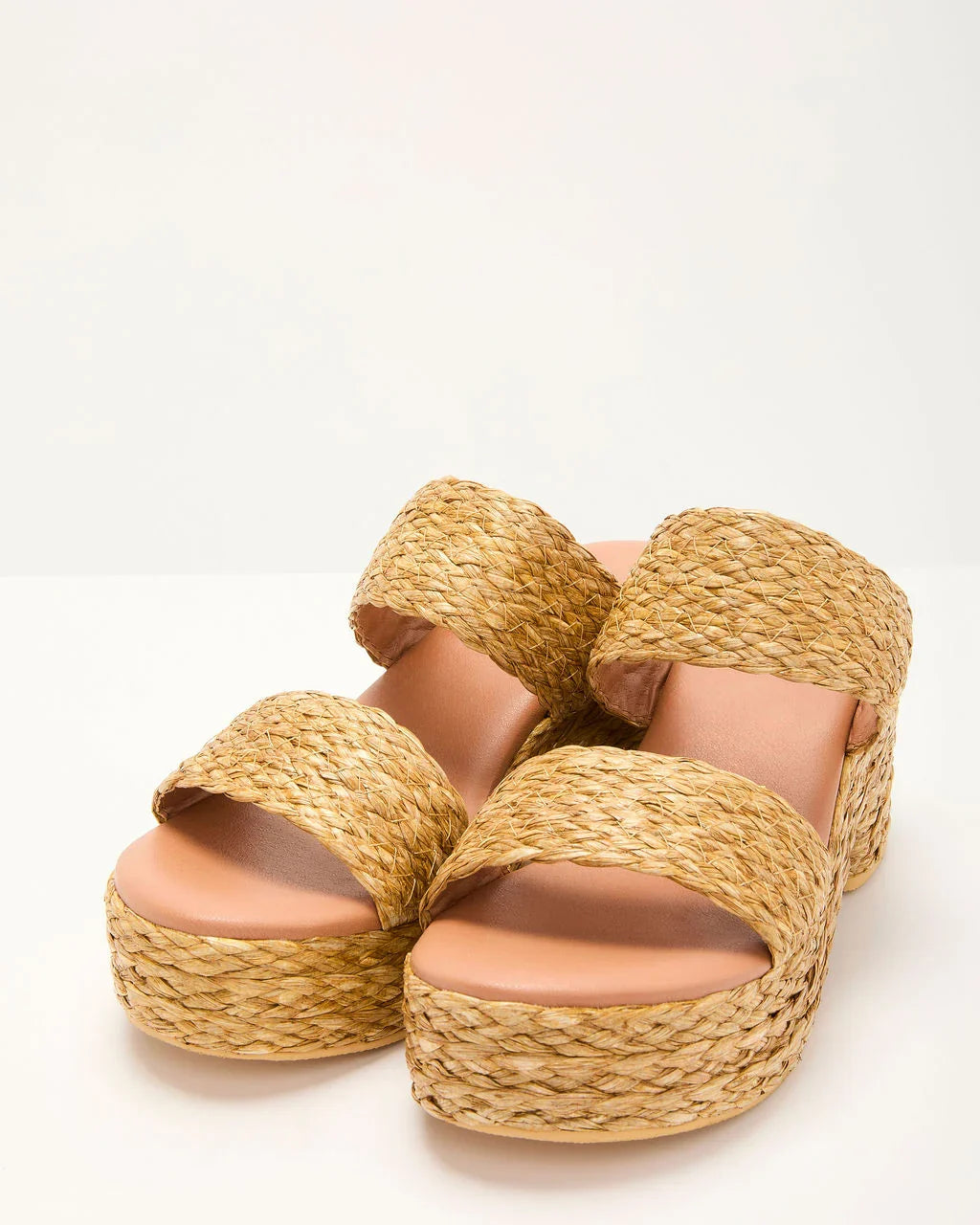 Wyona Straw Platform Heel